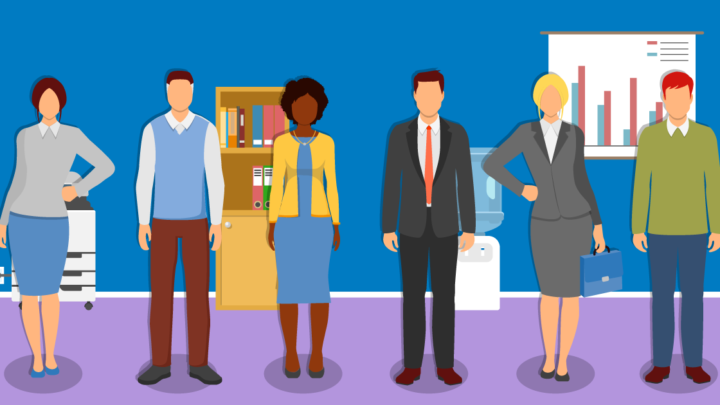 Ilustración de empleados profesionales exentos según las leyes salariales de California
