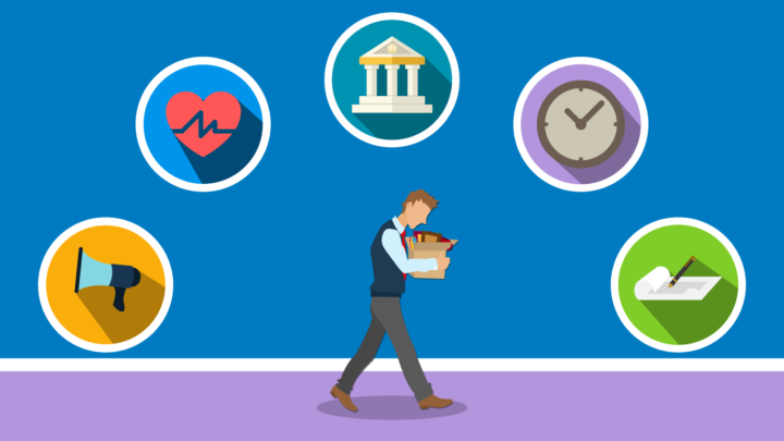 Illustration of a California employee reporting suspected wrongdoing at work, representing whistleblower protections under Labor Code section 1102.5.
